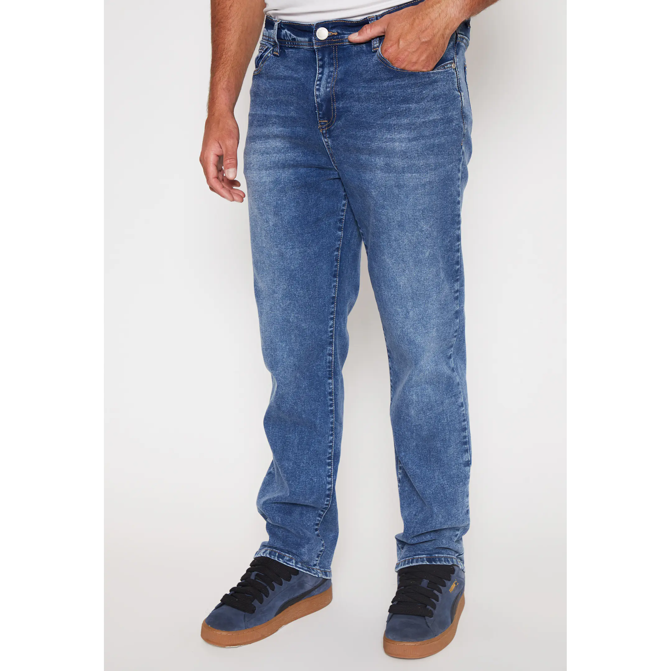 Jeans Straight Hombre Azul Familyshop 1