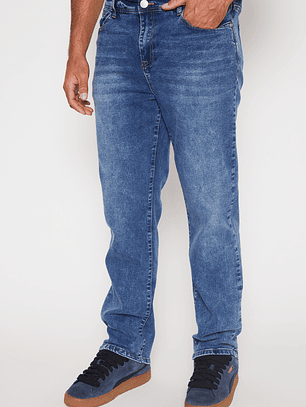Jeans Straight Hombre Azul Familyshop
