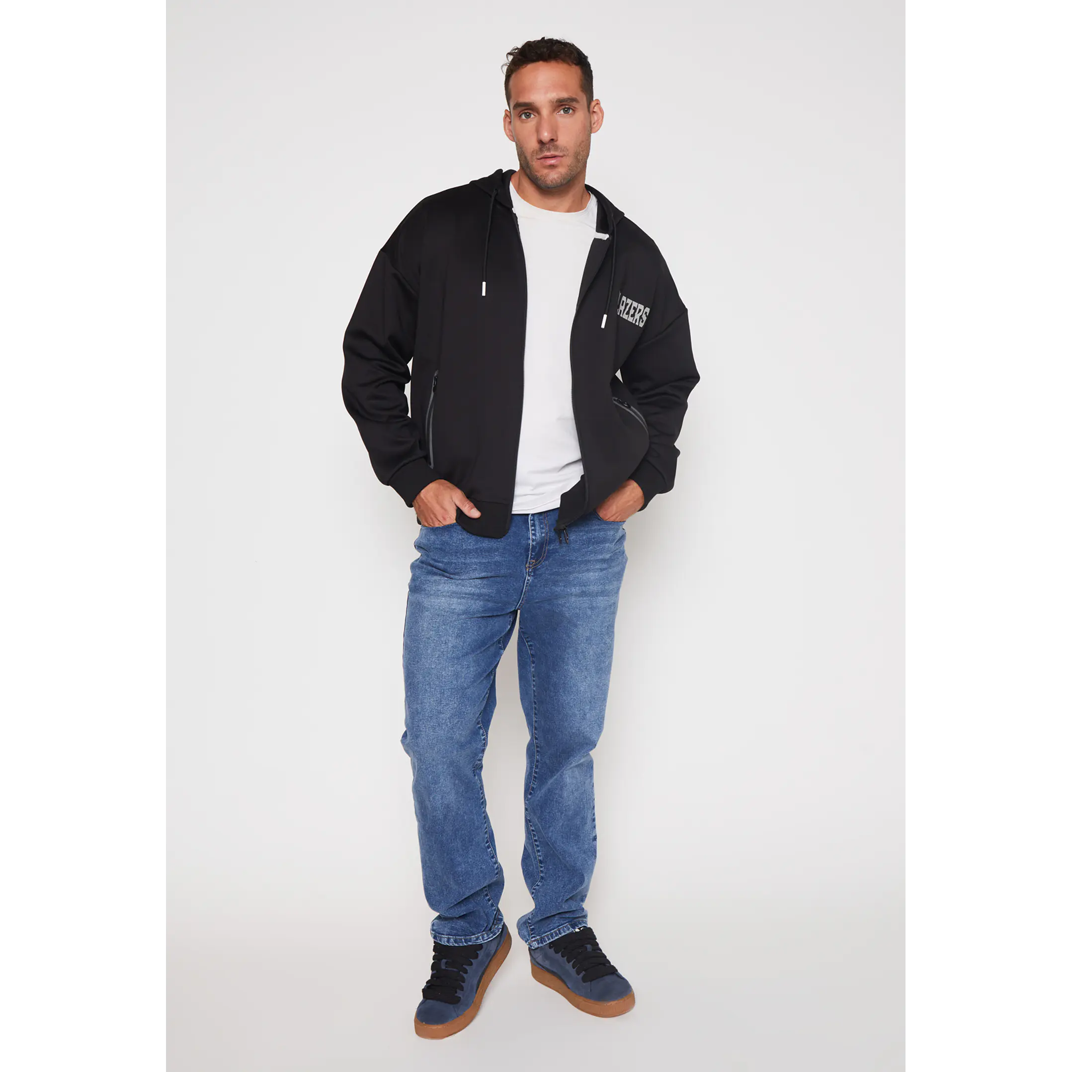 Jeans Straight Hombre Azul Familyshop 4