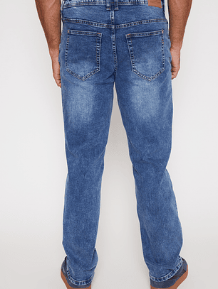 Jeans Straight Hombre Azul Familyshop