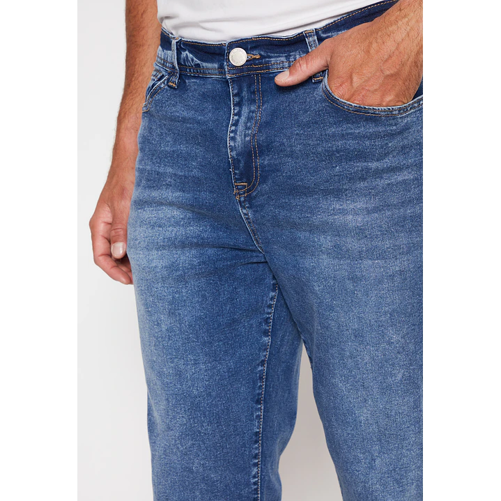 Jeans Straight Hombre Azul Familyshop 3