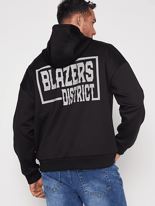 Polerón Soft Hombre Negro Familyshop