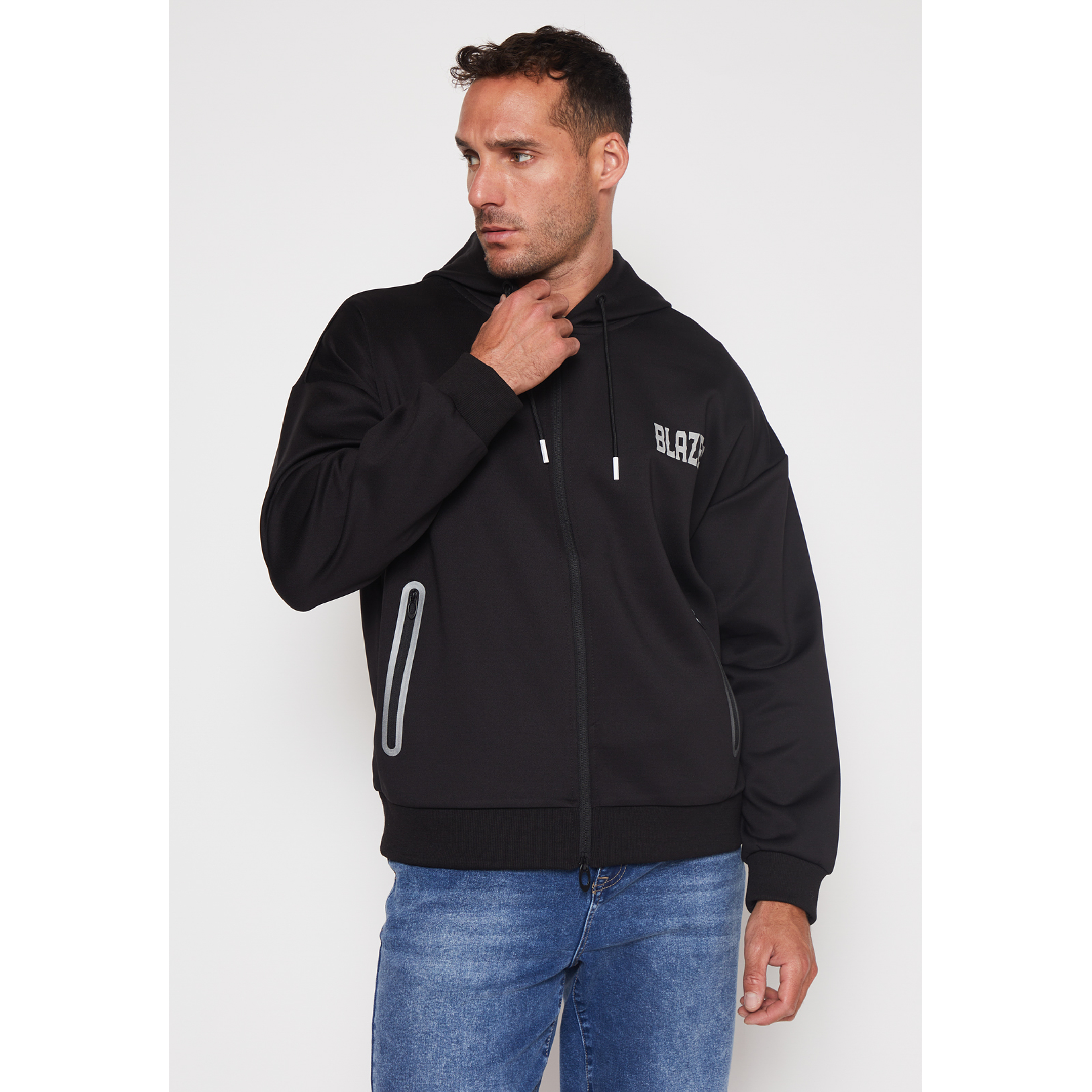 Polerón Soft Hombre Negro Familyshop 1