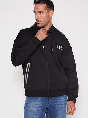 Polerón Soft Hombre Negro Familyshop