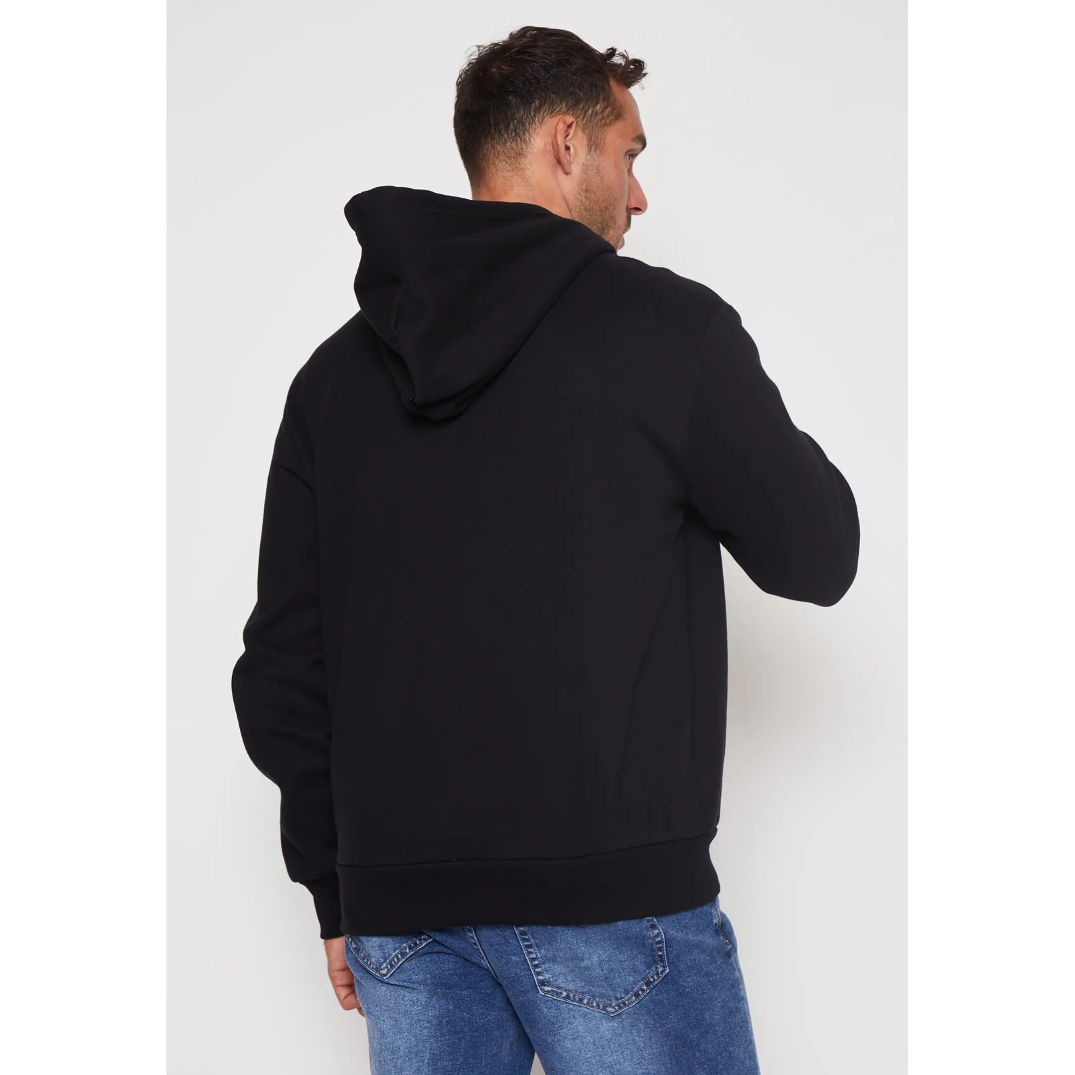 Polerón College Hombre Negro Familyshop 2