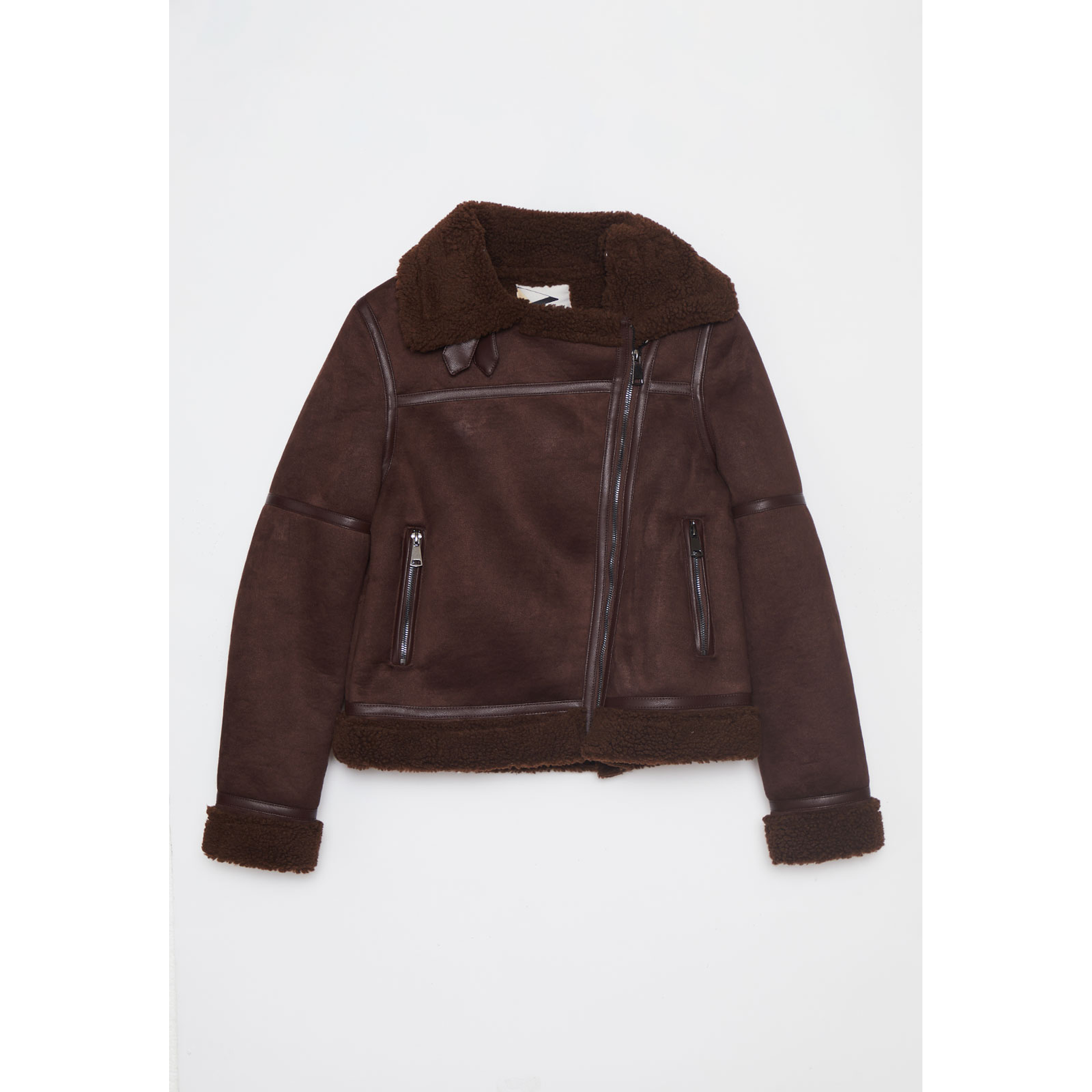 Chaqueta Aviadora Mujer Café Familyshop 1