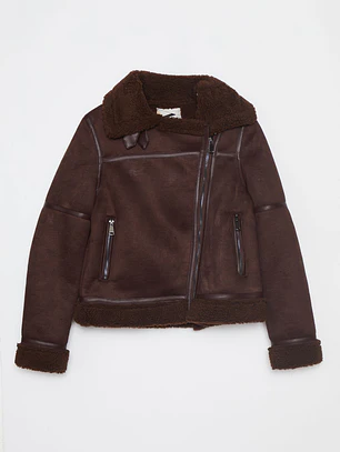 Chaqueta Aviadora Mujer Café Familyshop