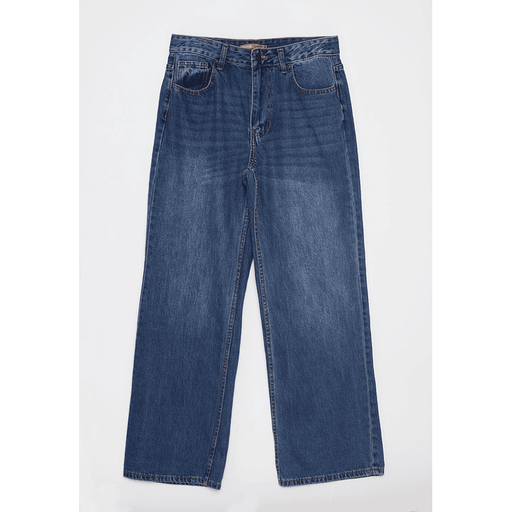 Jeans Wide Leg Mujer Azul Familyshop 1