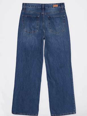 Jeans Wide Leg Mujer Azul Familyshop