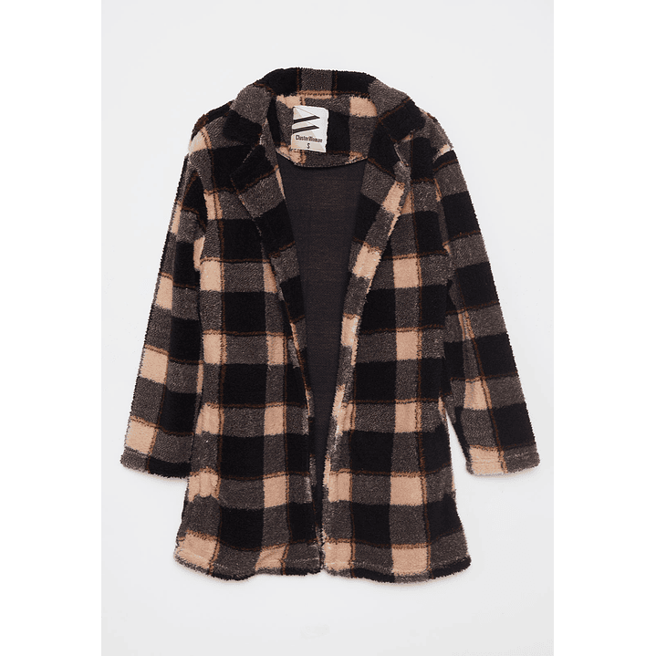 Chaqueta Peludo Mujer Negro Familyshop 1