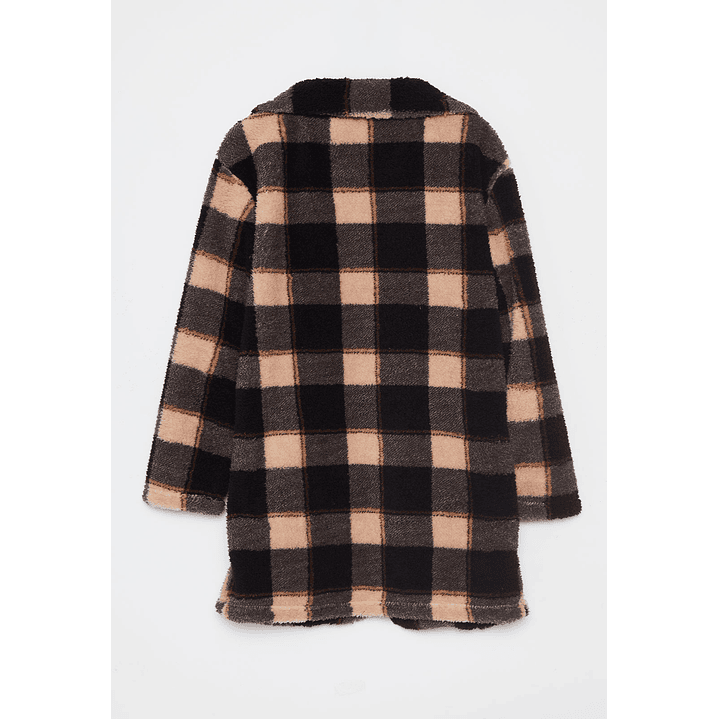 Chaqueta Peludo Mujer Negro Familyshop 2