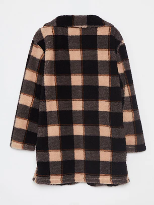 Chaqueta Peludo Mujer Negro Familyshop