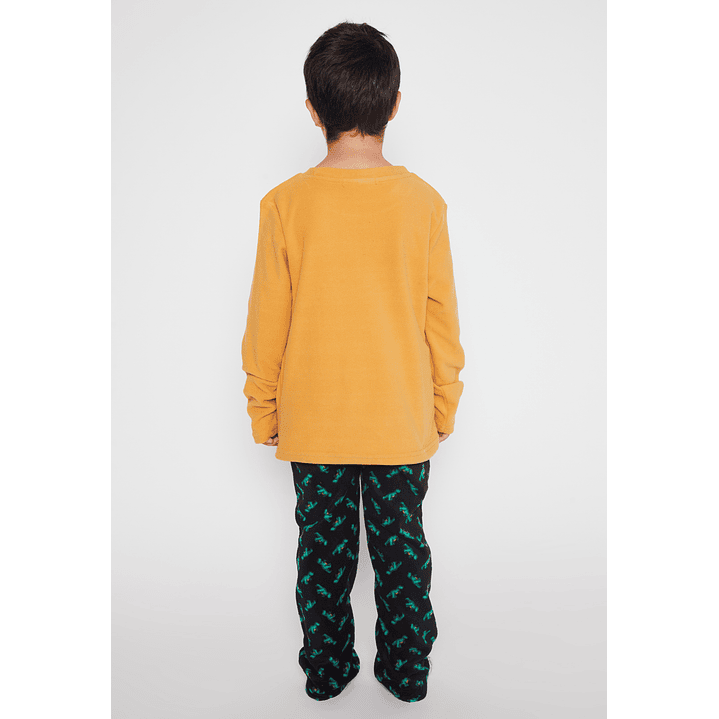 Pijama Polar Break Rules Niño Beige Familyshop 2