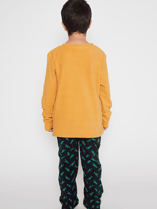 Pijama Polar Break Rules Niño Beige Familyshop