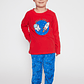 Pijama Polar Space Niño Rojo Familyshop - Miniatura 1