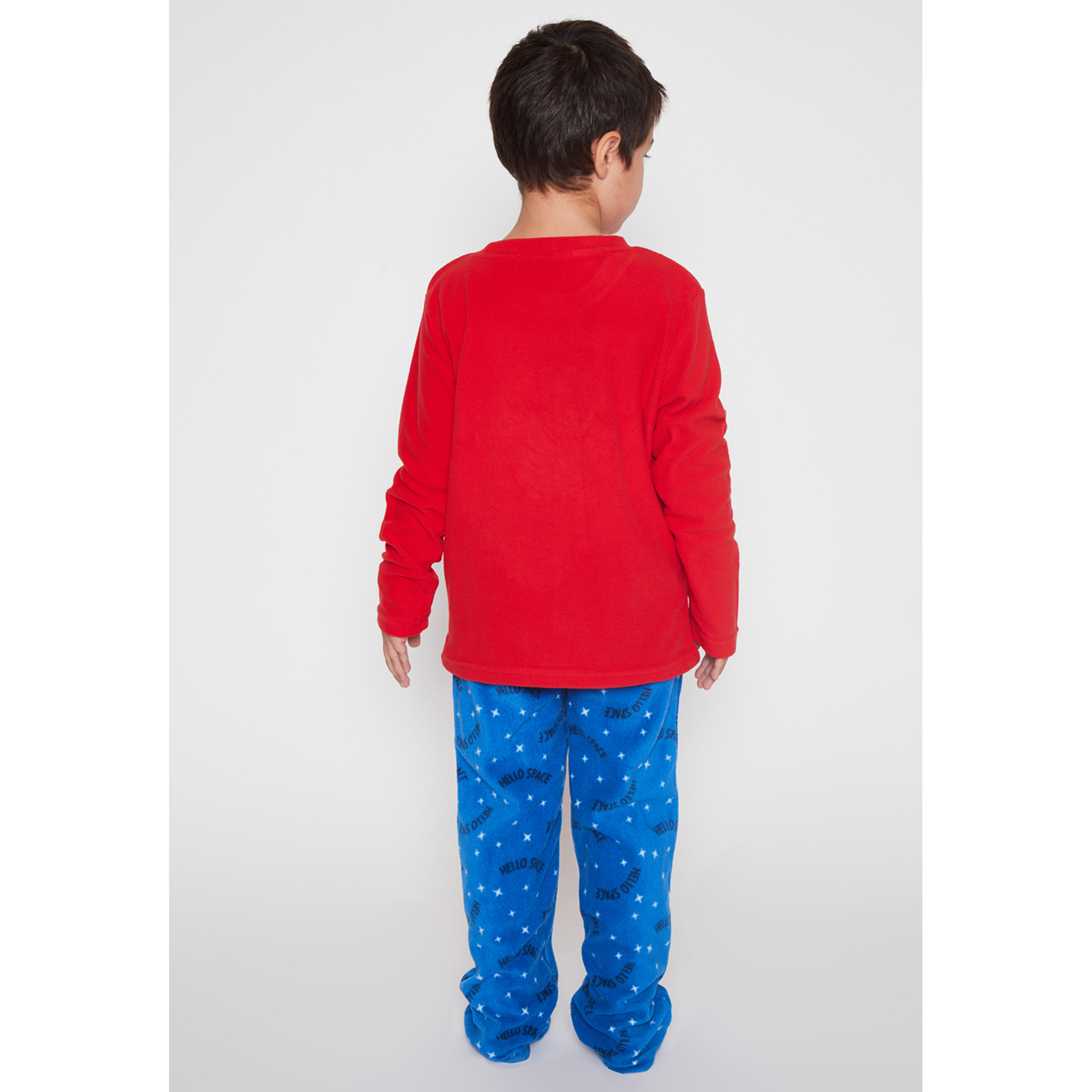 Pijama Polar Space Niño Rojo Familyshop 2
