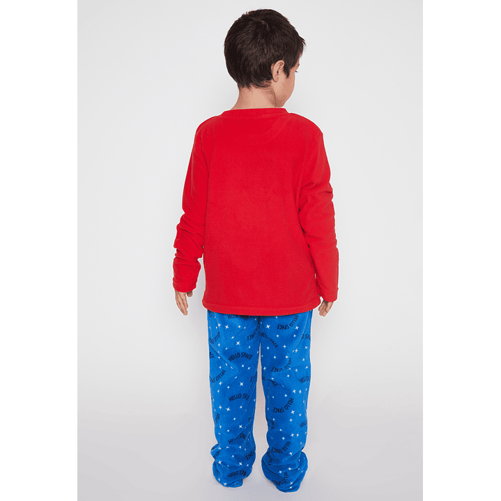 Pijama Polar Space Niño Rojo Familyshop 2