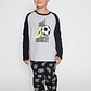 Pijama Polar Fear Nothing Niño Gris Familyshop - Miniatura 1