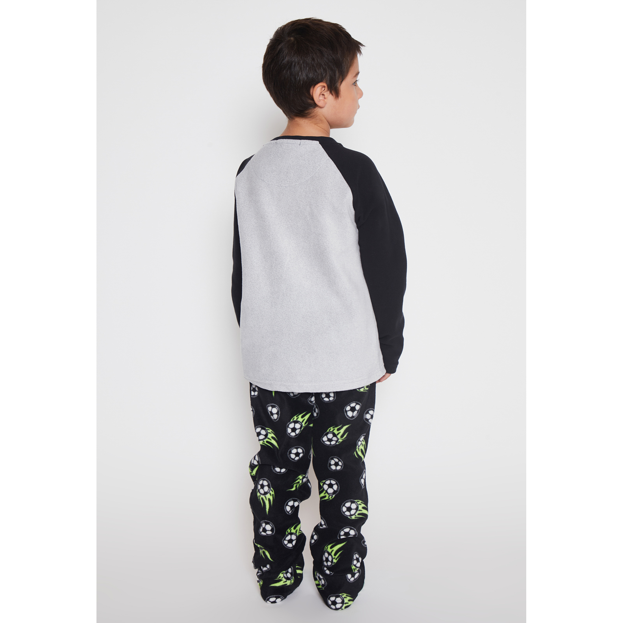 Pijama Polar Fear Nothing Niño Gris Familyshop 2