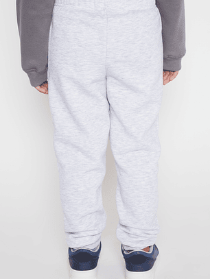 Pantalón Buzo Costado Niño Gris Familyshop