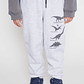 Pantalón Buzo Costado Niño Gris Familyshop - Miniatura 1