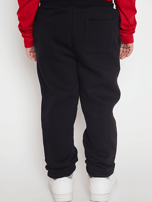 Pantalón Buzo Basic Niño Negro Familyshop