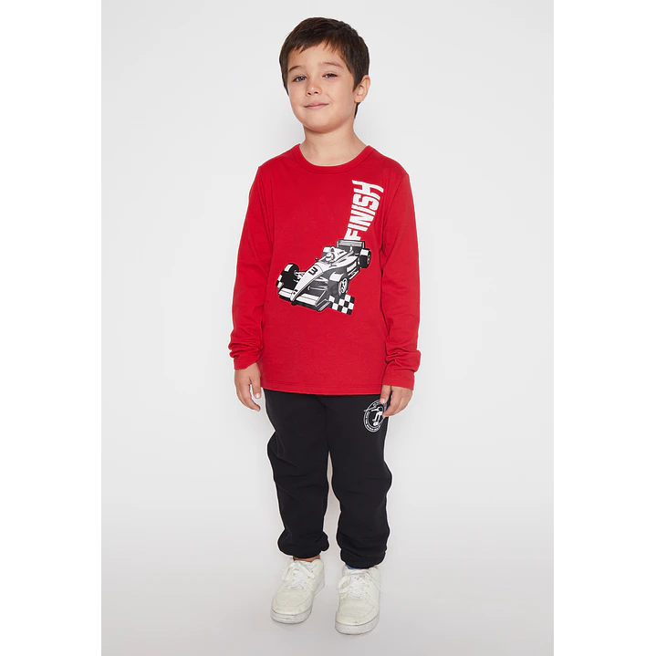 Pantalón Buzo Basic Niño Negro Familyshop 3