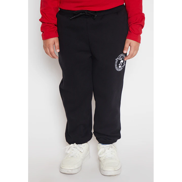 Pantalón Buzo Basic Niño Negro Familyshop 1