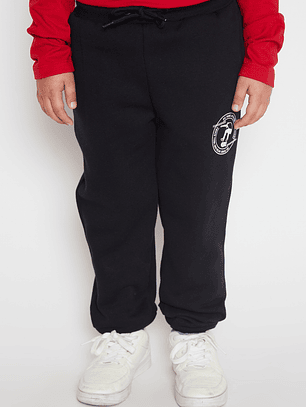 Pantalón Buzo Basic Niño Negro Familyshop