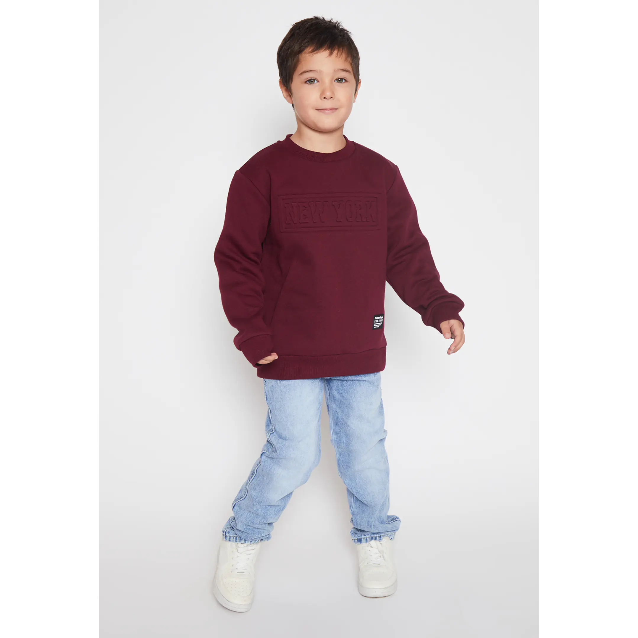 Polerón New York Niño Burdeo Familyshop 3