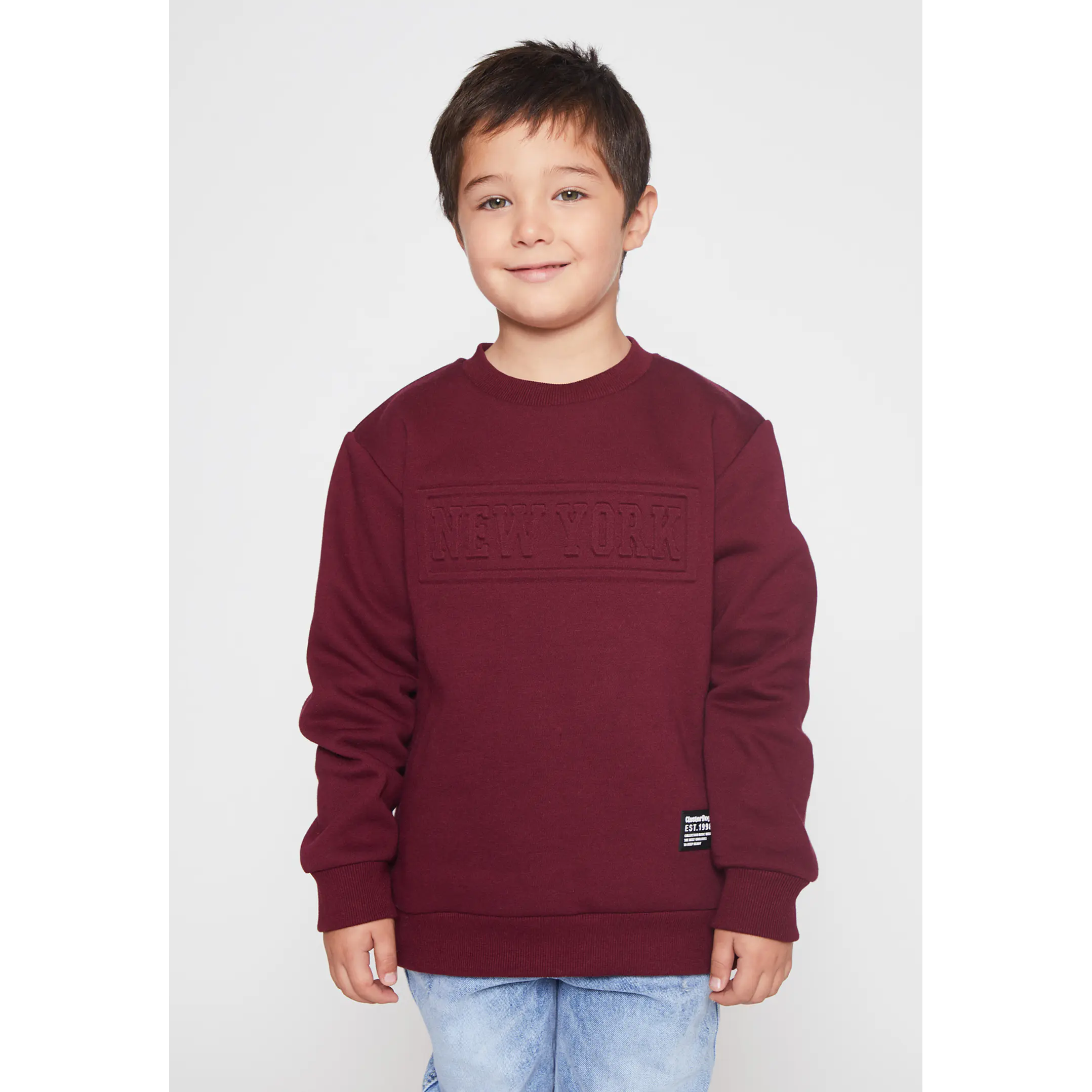 Polerón New York Niño Burdeo Familyshop 1