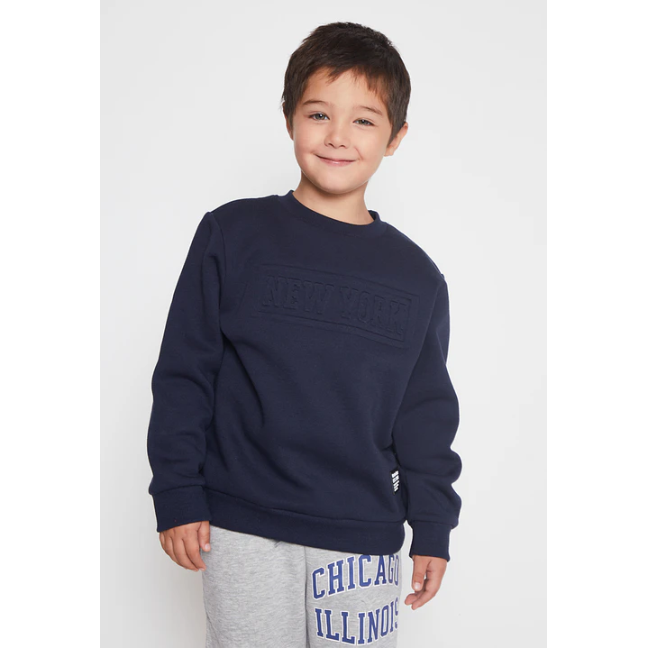 Polerón New York Niño Azul Familyshop 1