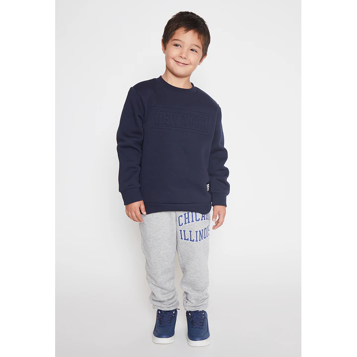 Polerón New York Niño Azul Familyshop 3