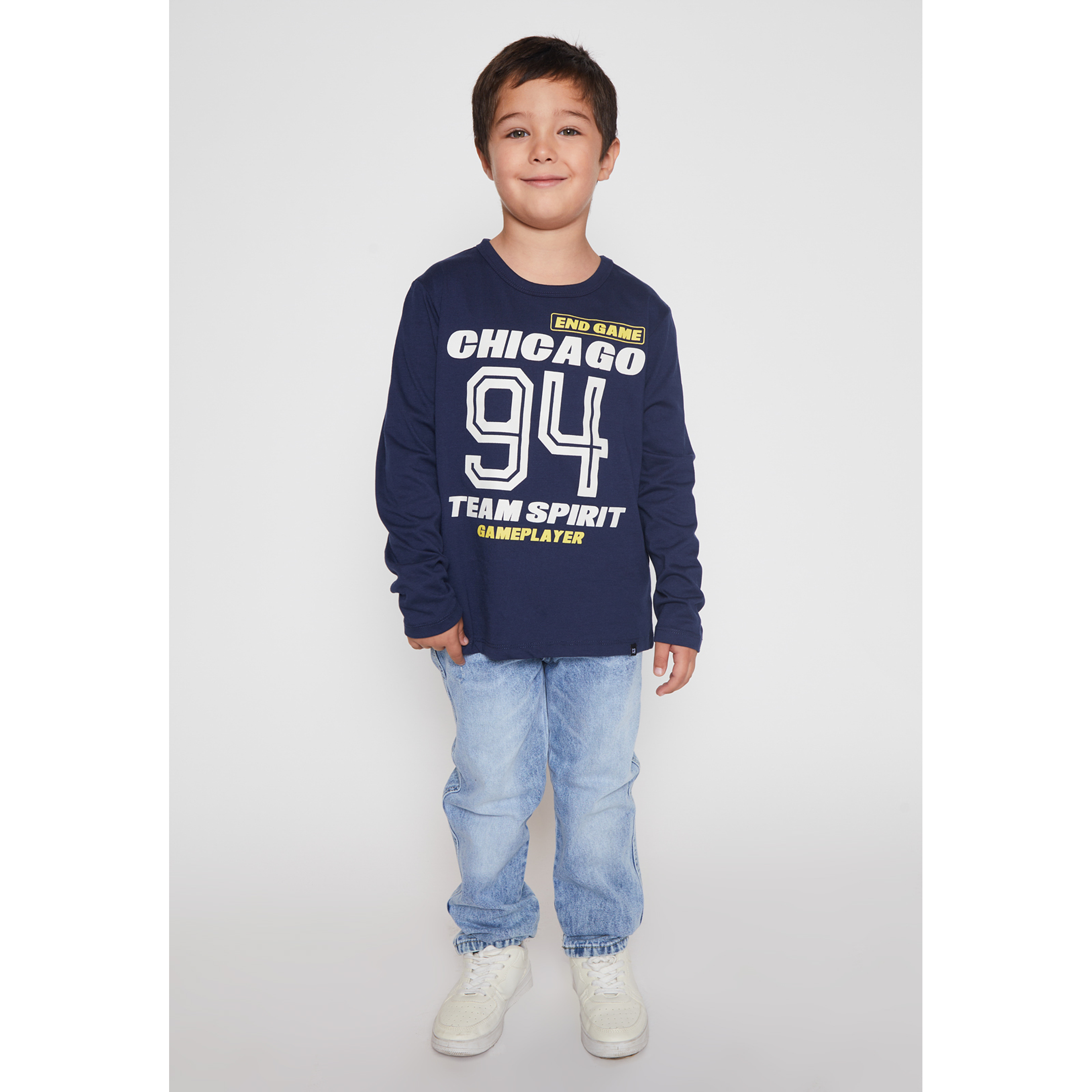 Polera Racing Niño Azul Familyshop 3