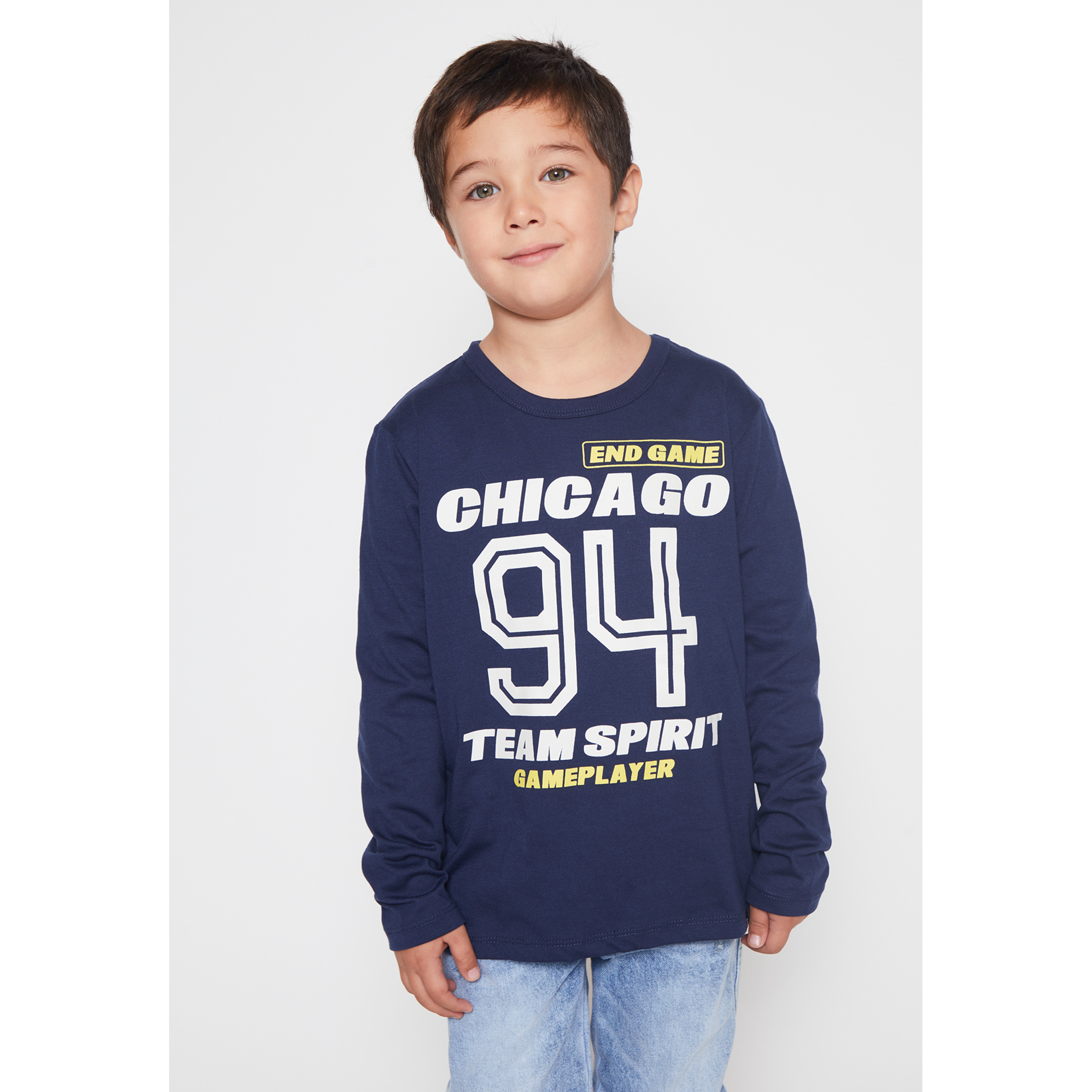 Polera Racing Niño Azul Familyshop 1