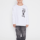 Polera Racing Start Niño Blanco Familyshop - Miniatura 3