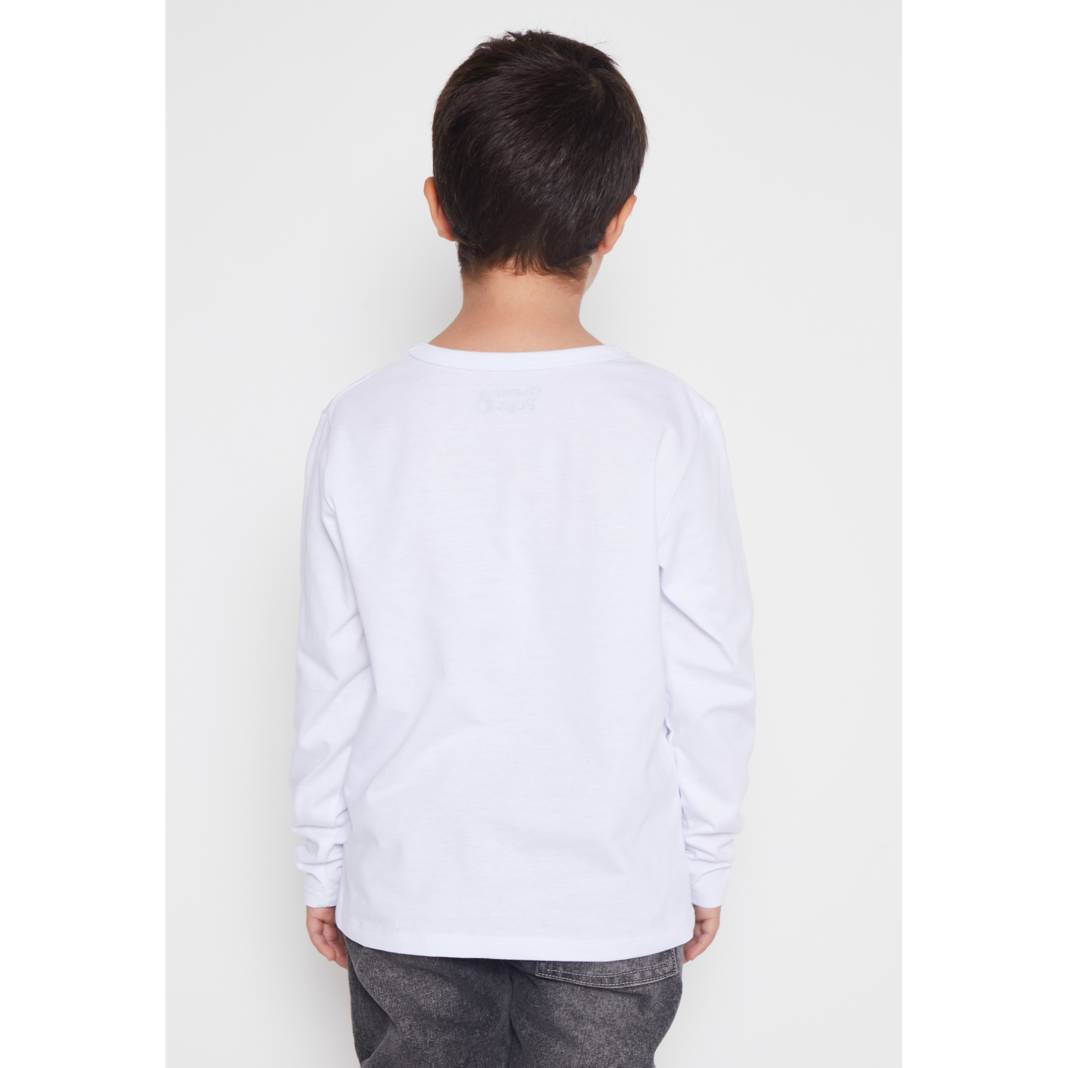 Polera Racing Start Niño Blanco Familyshop 2
