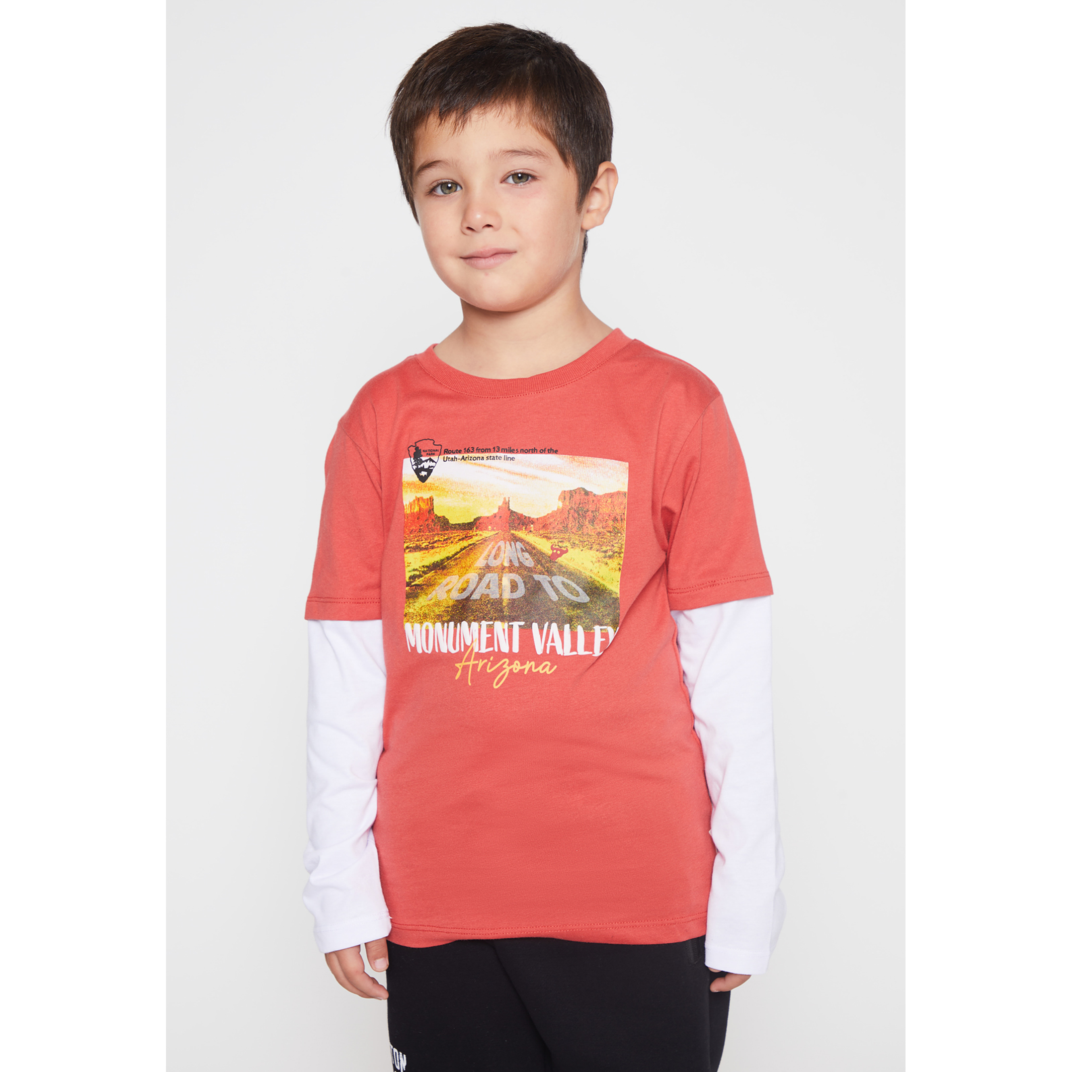Polera Street Niño Rojo Familyshop 1