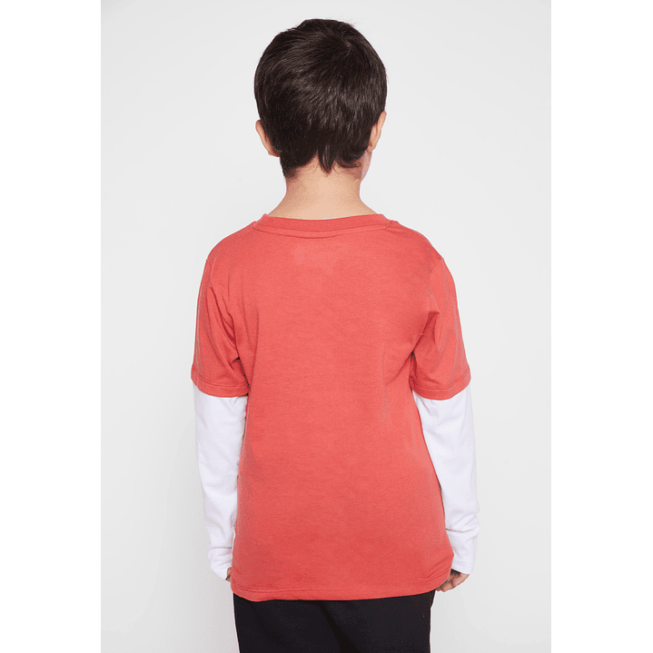 Polera Street Niño Rojo Familyshop 2