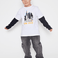 Polera Street Niño Blanco Familyshop - Miniatura 3