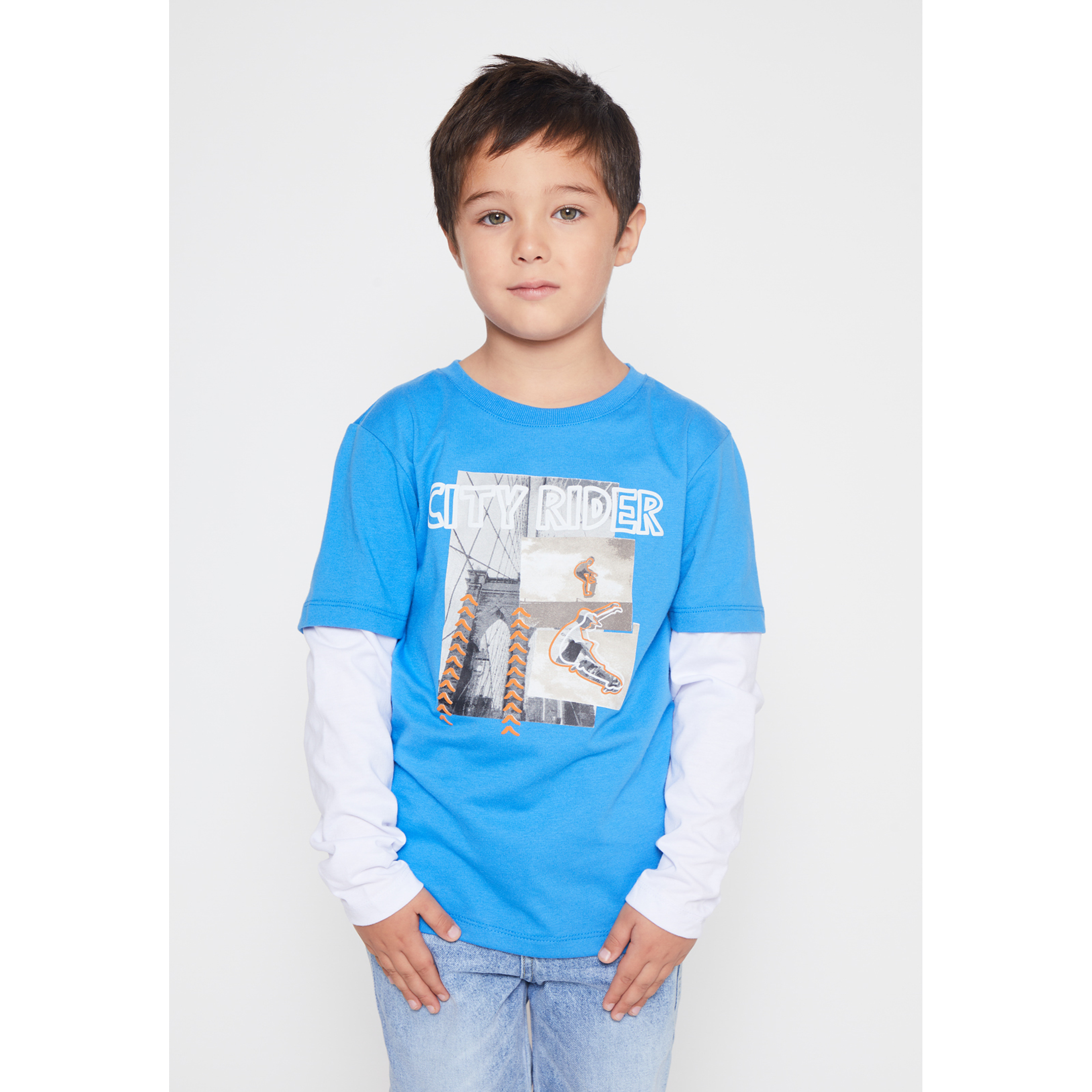 Polera Street Niño Azul Familyshop 1