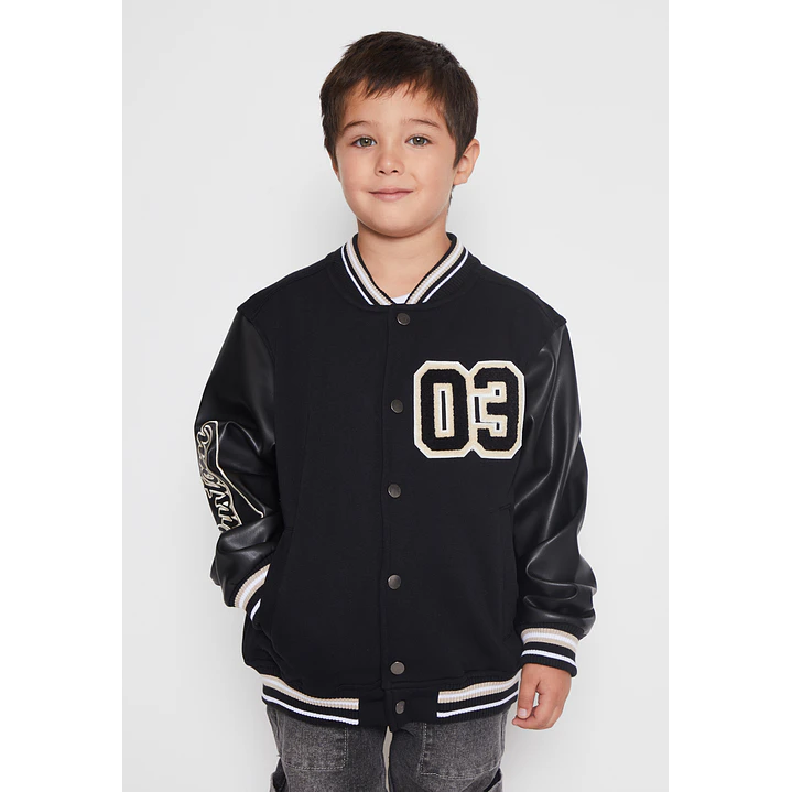 Chaqueta College Niño Negro Familyshop 1