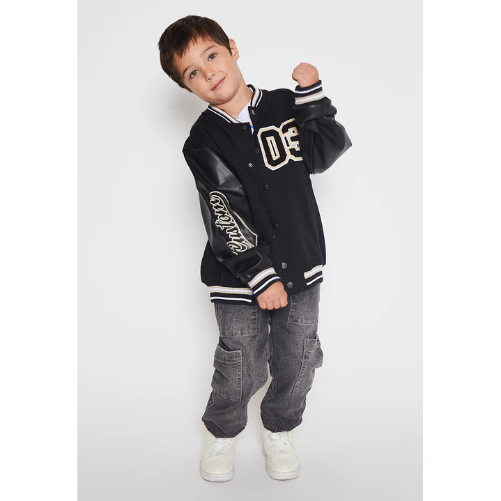 Chaqueta College Niño Negro Familyshop 3