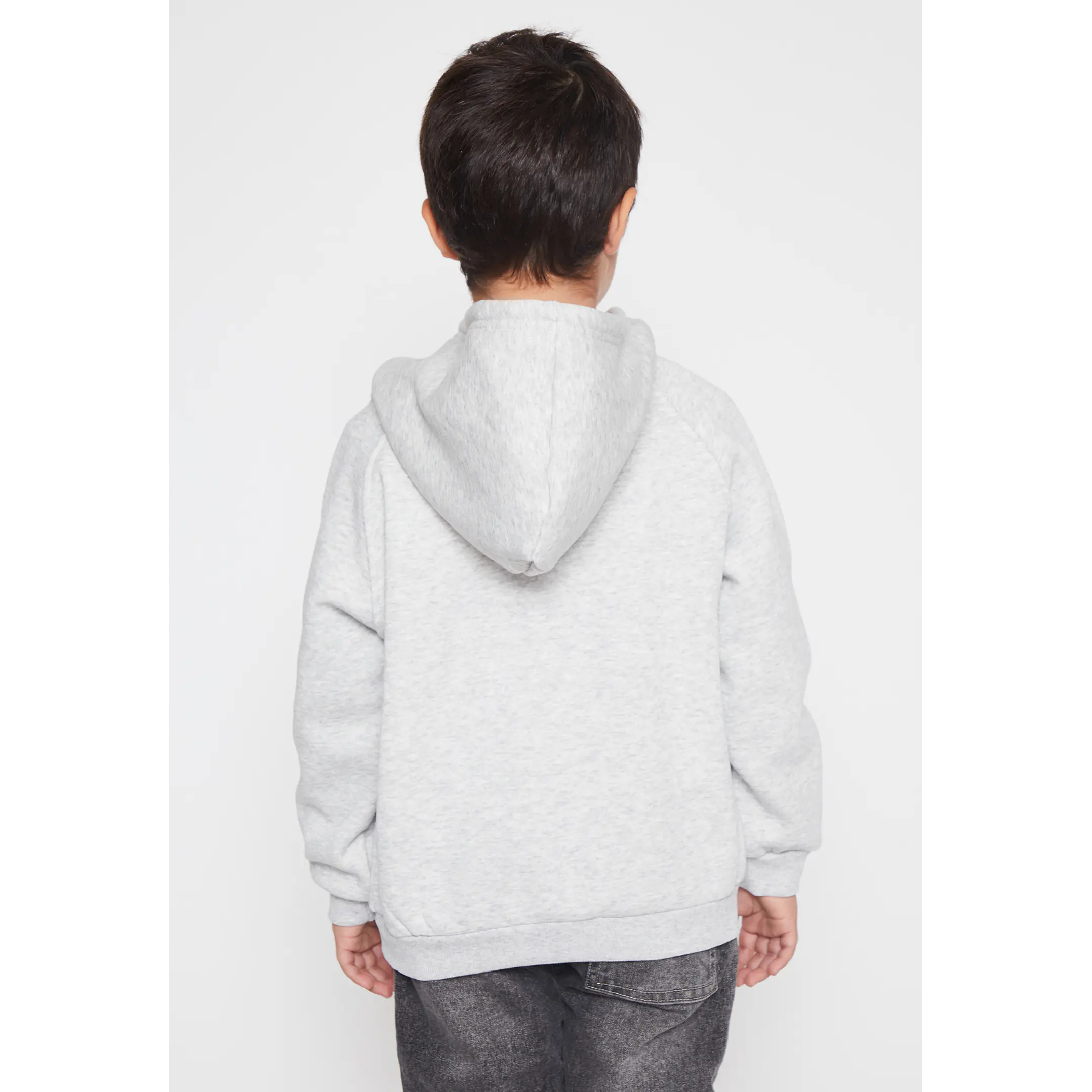 Polerón Bordado Oukland Niño Gris Familyshop 2