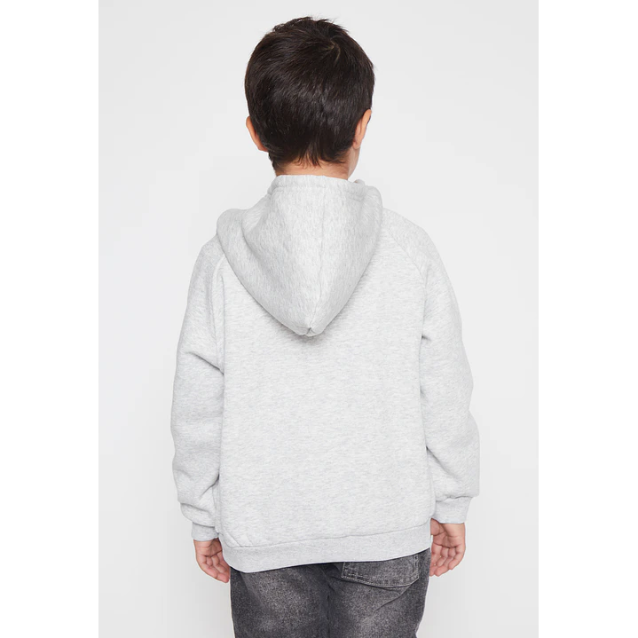 Polerón Bordado Oukland Niño Gris Familyshop 2