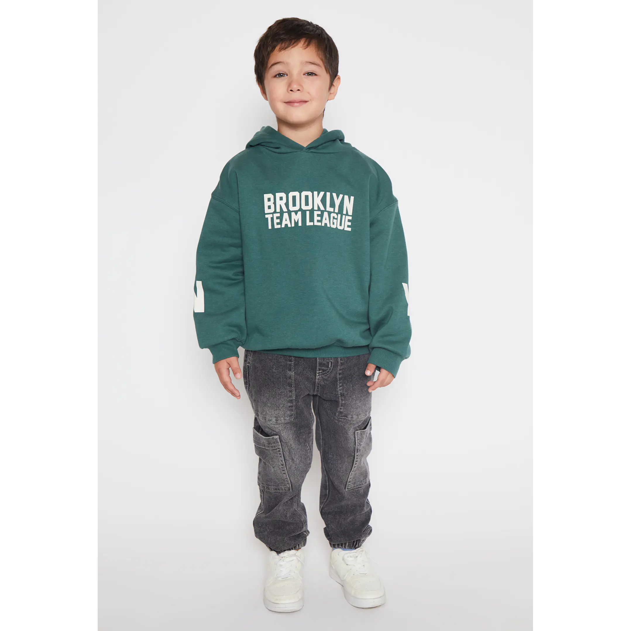 Polerón Brooklyn Team Niño Verde Familyshop 3