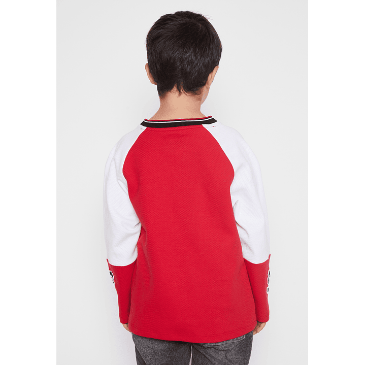 Polera Deportiva Niño Rojo Familyshop 2
