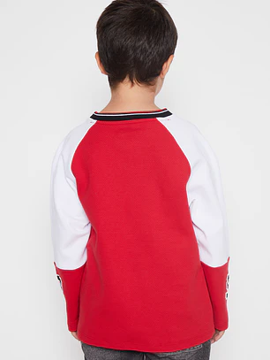 Polera Deportiva Niño Rojo Familyshop