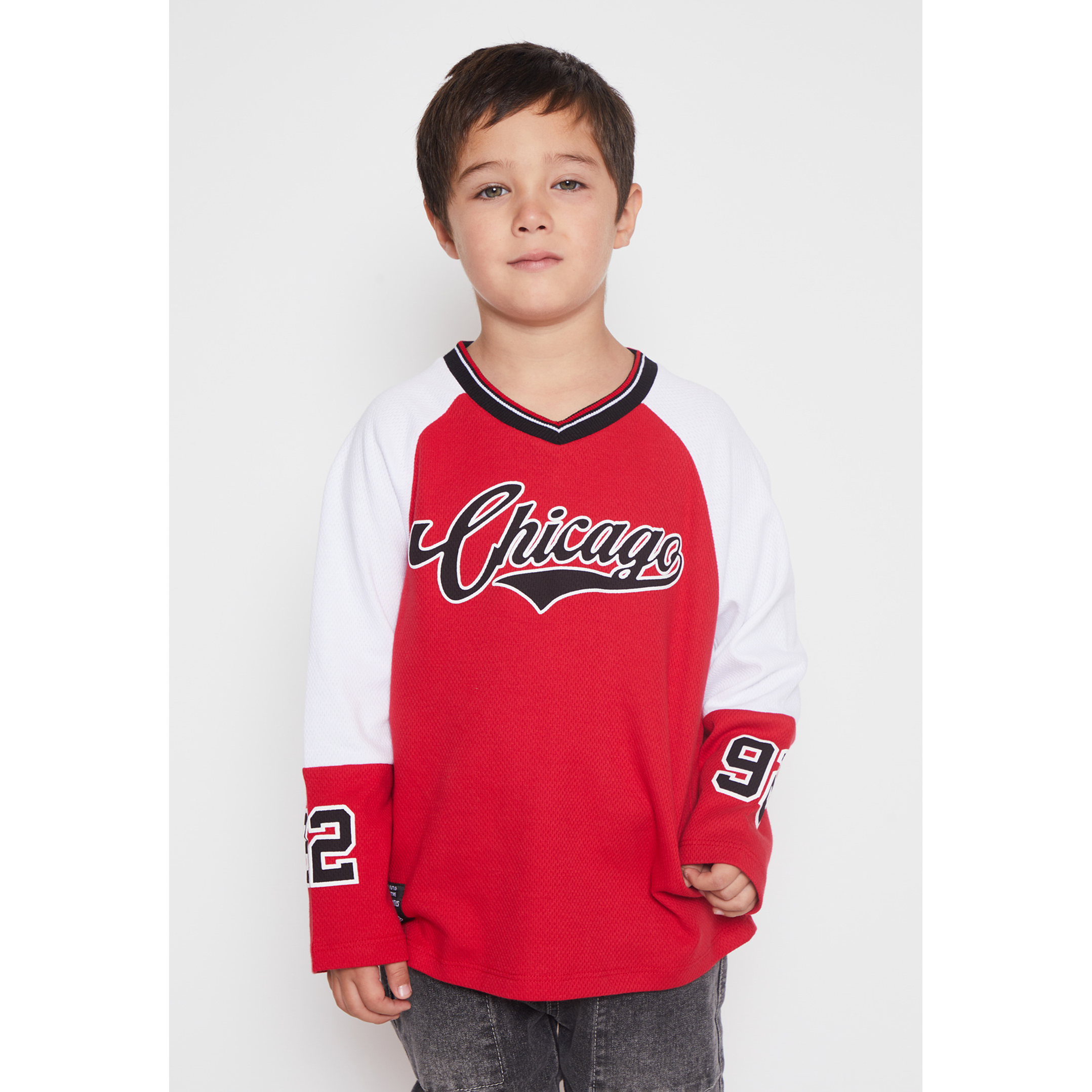 Polera Deportiva Niño Rojo Familyshop 1