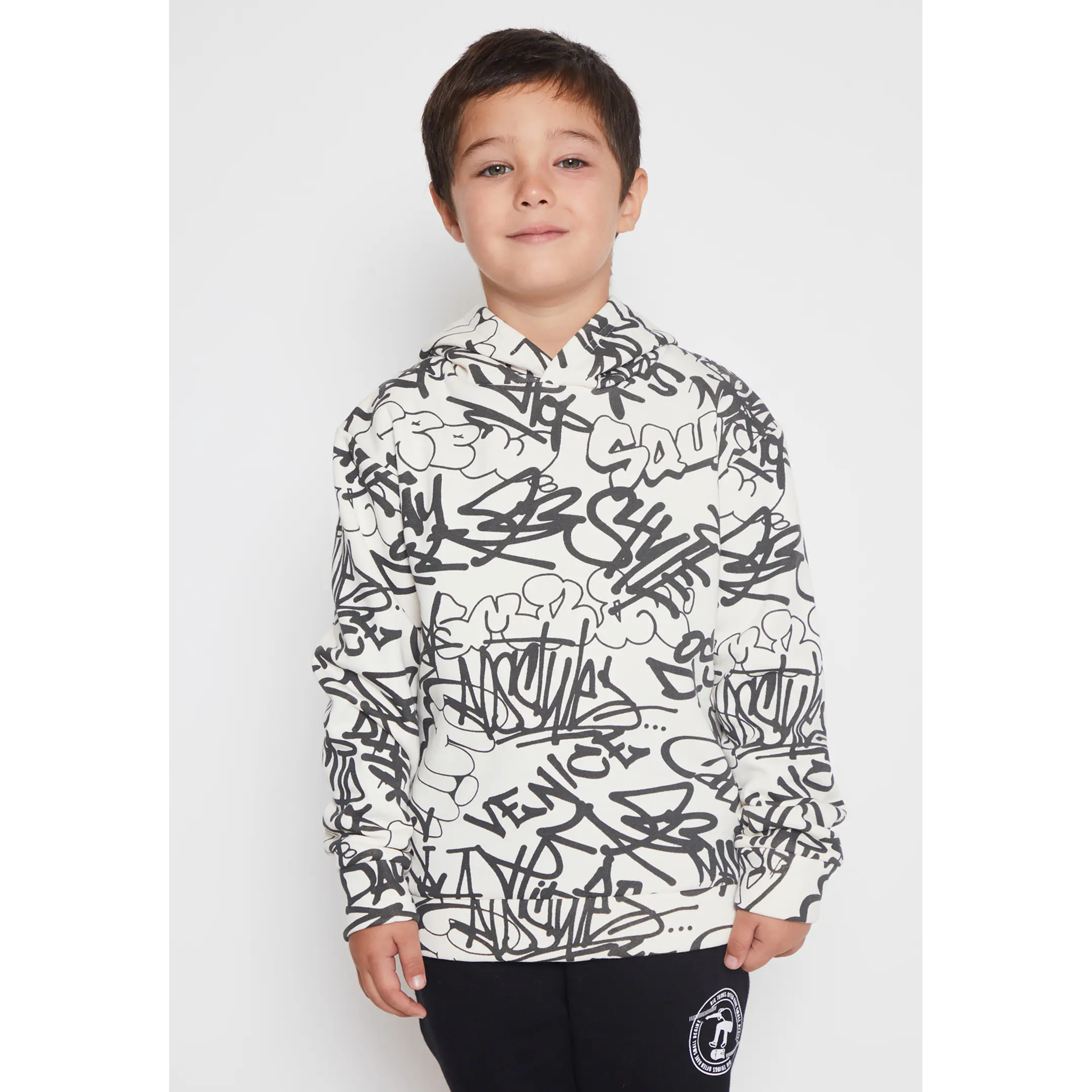 Polerón Graffiti Niño Crudo Familyshop 1